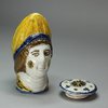 P354 Prattware pottery screw top snuff box, circa 1790