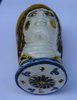 P354 Prattware pottery screw top snuff box, circa 1790