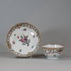 P427 Famille rose teabowl and saucer, Qianlong (1736-95)
