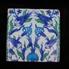 P483 Large Iznik tile , 17th century, decorated with       SOLD