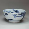 P512c Dutch Delft blue and white bowl, 18th century