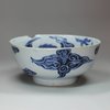 P512c Dutch Delft blue and white bowl, 18th century