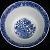 P657 Blue and white bowl, Kangxi (1662-1722)