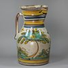 P682 Spanish tin-glazed earthenware jug, Puento del Arzobispo