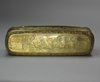 P733 Dutch brass tobacco box, 18th century
