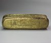 P733 Dutch brass tobacco box, 18th century