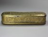P733 Dutch brass tobacco box, 18th century