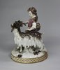 PC4 Meissen group of boy and ram, circa 1900     SOLD