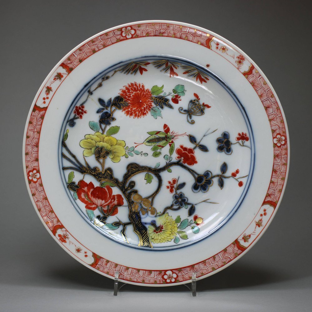 PW1 Meissen 'Indianische Blumen' plate, c. 1730