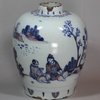 Q13 Dutch or possibly German Frankfurt delft ovoid vase