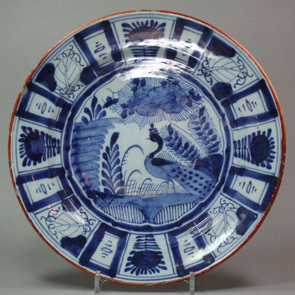 Q20 Dutch Delft Dish, 18th century