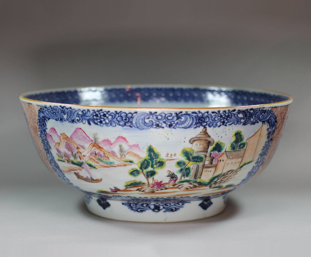 Q257 Famille-rose bowl, Qianlong (1736-95)