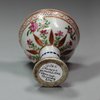 Q265 Miniature famille rose stem cup, Qianlong (1736-95)