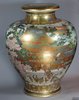 Q368 Superb Japanese satsuma vase of baluster form Meiji