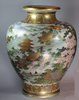 Q368 Superb Japanese satsuma vase of baluster form Meiji