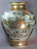 Q368 Superb Japanese satsuma vase of baluster form Meiji