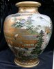 Q368 Superb Japanese satsuma vase of baluster form Meiji