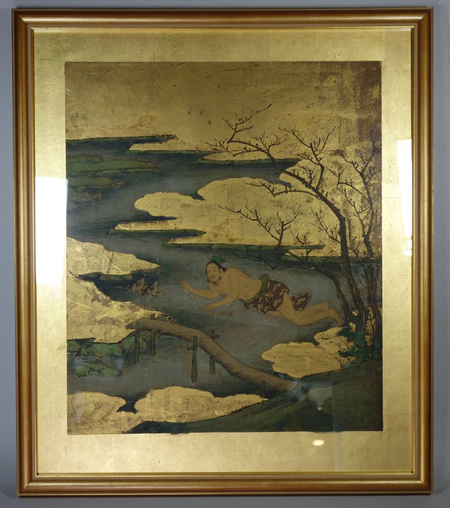 Q707B Japanese painting 17th century, Kano school