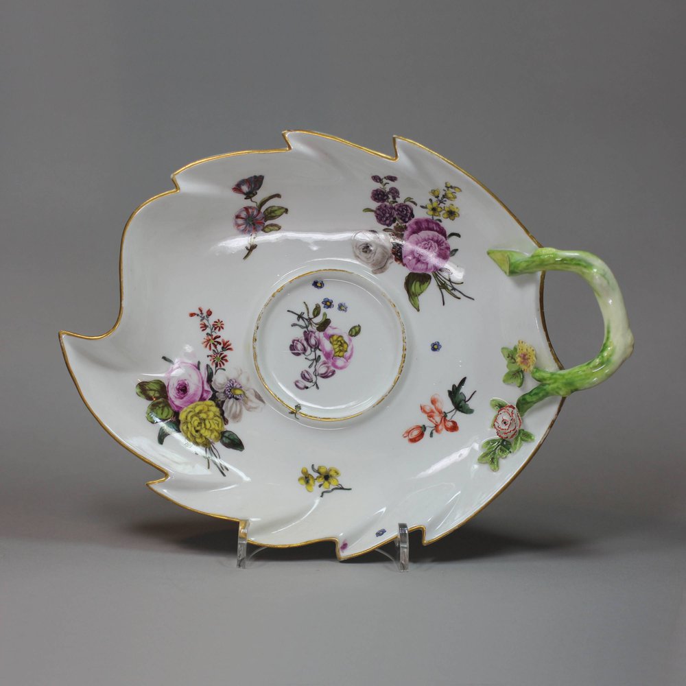 Q981 Meissen leaf-shaped saucer dish, second half of 18th century