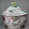 R122 French St Clement faience tureen and cover, 18/19th century