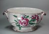 R122 French St Clement faience tureen and cover, 18/19th century