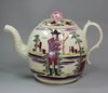 R140 English creamware teapot, 18th century