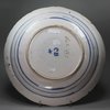 R152 Pair of Dutch Delft blue and white plates, 18th century