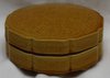 R453 Rare Chinese yellow-glazed octagonal lobed box and cover