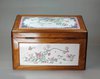 R457 Canton enamel and wood caddy, Qianlong (1736-95)