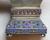 R527 Russian gilded-silver and cloisonné-enamel salt throne