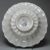 R549 Rare Dutch Delft lobed dish, c. 1700