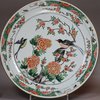 R611 Famille verte dish, Kangxi (1662-1722)