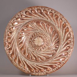 R618 Spanish Hispano-Moresque lustre pottery charger