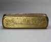 R634 Dutch brass and copper tobacco box, 18th century