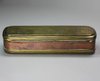 R634 Dutch brass and copper tobacco box, 18th century