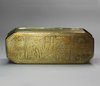 R635 Dutch brass and copper octagonal tobacco box, 18th century