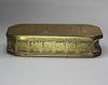 R635 Dutch brass and copper octagonal tobacco box, 18th century