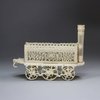 R652 Carved bone locomotive, 19th century