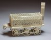 R652 Carved bone locomotive, 19th century