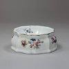 R677 Meissen salt of moulded form, circa 1760