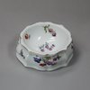 R677 Meissen salt of moulded form, circa 1760