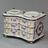 R696 German faience inkstand, circa 1775