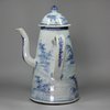 R739 Blue and white lighthouse coffee pot, Qianlong (1736-95)