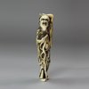 R751 Japanese carved ivory netsuke of Gama Sennin, 18th century