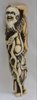 R751 Japanese carved ivory netsuke of Gama Sennin, 18th century