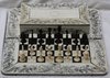 R882 Anglo-Indian ivory, horn and sandalwood chess set