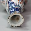 R897 Rare Dutch Delft double-gourd ribbed cachemire vase