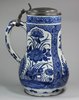 R936 Dutch delft blue and white tankard