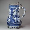 R936 Dutch delft blue and white tankard