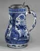 R936 Dutch delft blue and white tankard